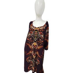 Maria Gabrielle Mod Print Dress Plus size 3X
